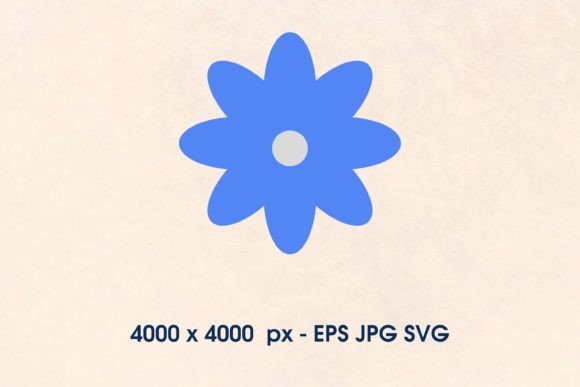 Flowers Svg Sticker: Graphics & Illustrations