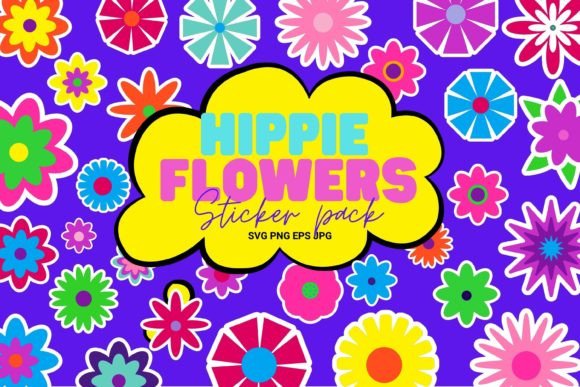 Hippie Flowers SVG Pack: A Designer's Review for Stitchers