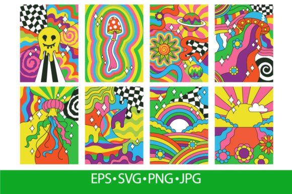 Hippie Style Graphics & Illustrations Review