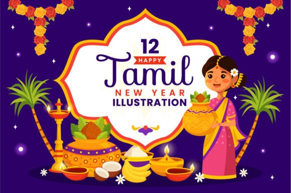 Review: 12 Happy Tamil New Year Graphics & Illustrations