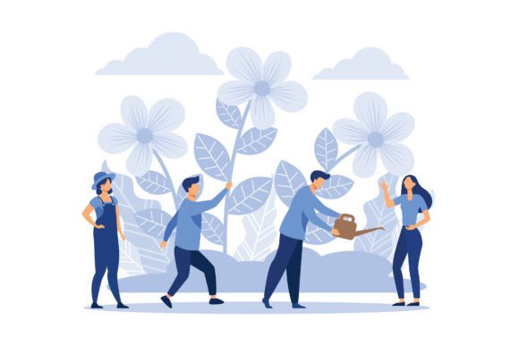 Spring Flowers Graphics & Illustrations Review